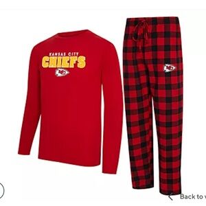 NFL KC Chiefs men’s pajama set. XXL